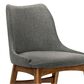 Blue River Westmont and Azalea 5-Piece Dining Set with Charcoal Cushion in Walnut, , large
