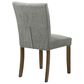 Coaster Cantley Dining Side Chair with Grey Cushion in Rich Brown, , large
