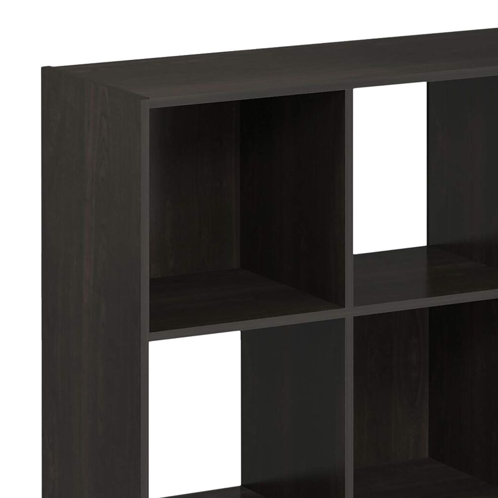 HOMLUX 9-Cube Cubic Shelf Storage Bookcase in Espresso, , large