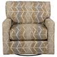 Fulton Home Tina Swivel Accent Chair with Gel Cushion in Chai, , large