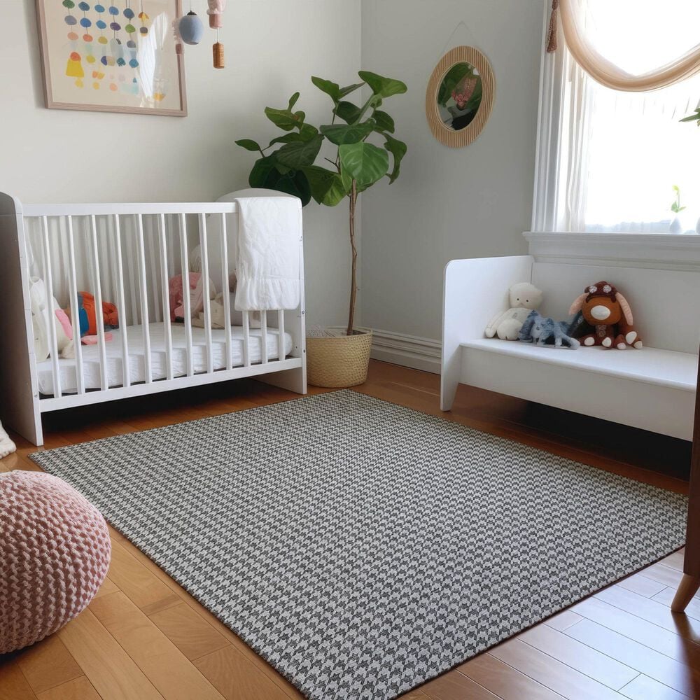 Dalyn Rug Company Hinton 5&#39; x 7&#39;6&quot; Grey Indoor/Outdoor Area Rug, , large