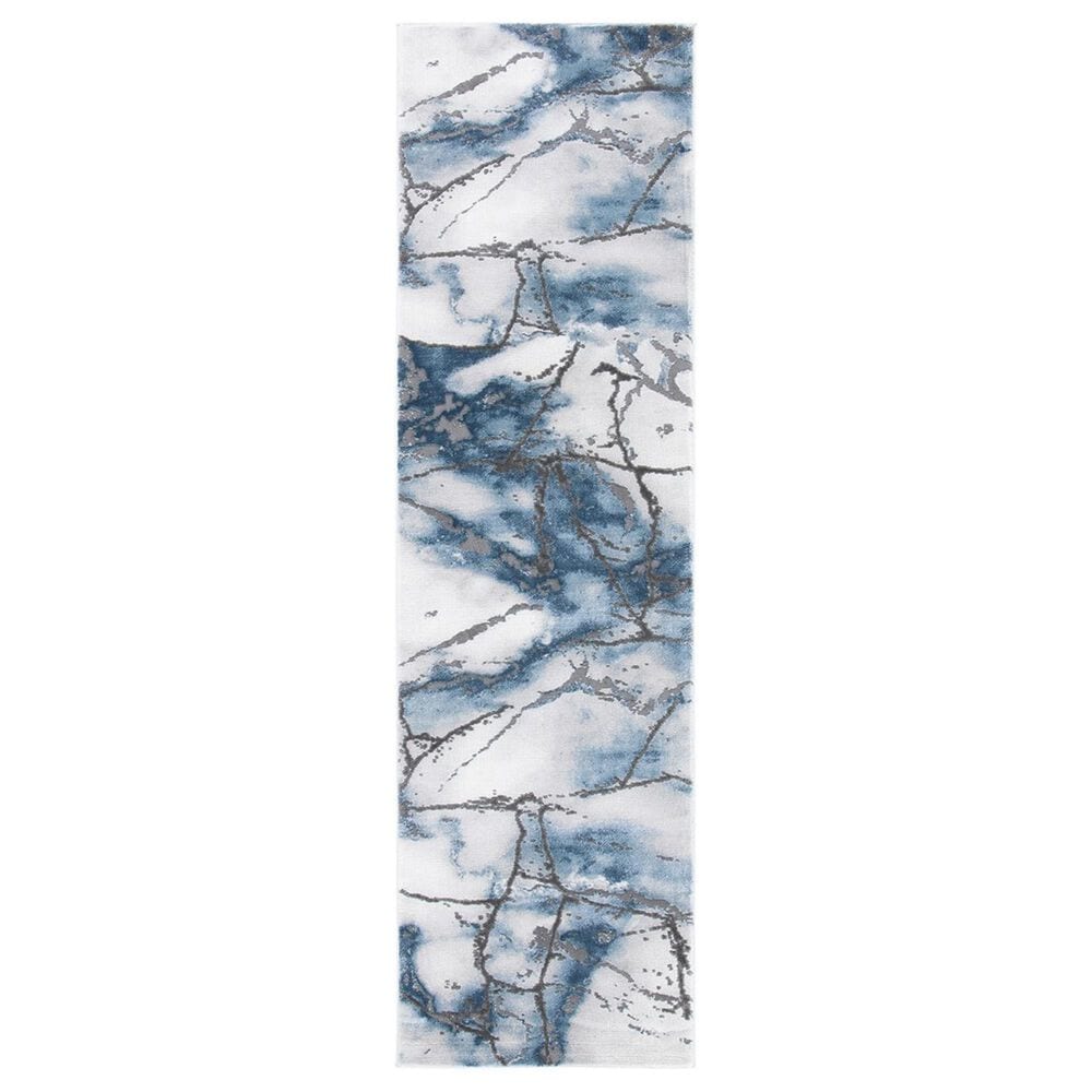 Safavieh Craft 2"3" x 10" Grey and Blue Runner, , large