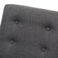 Baxton Studio Perris Lounge Chair in Dark Grey, , large