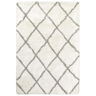 Oriental Weavers Henderson 90W 9"10" x 12"10" Ivory and Grey Area Rug, , large