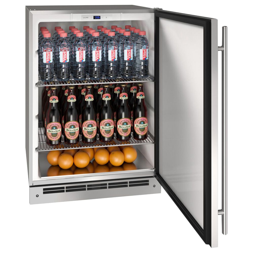 U-Line 24&quot; Outdoor Series Keg Refrigerator in Stainless Steel, , large