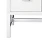 James Martin Vanities Addison 30" Single Vanity Cabinet in Glossy White with 3 cm White Zeus Quartz Top and Rectangular Sink, , large