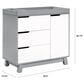 Babyletto Hudson 2 Piece Nursery Set in Grey and White, , large