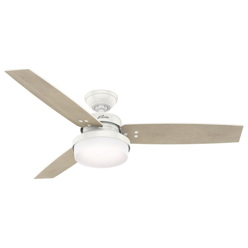Hunter Sentinel 52&quot; LED Ceiling Fan in Fresh White, , large