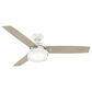 Hunter Sentinel 52" LED Ceiling Fan in Fresh White, , large