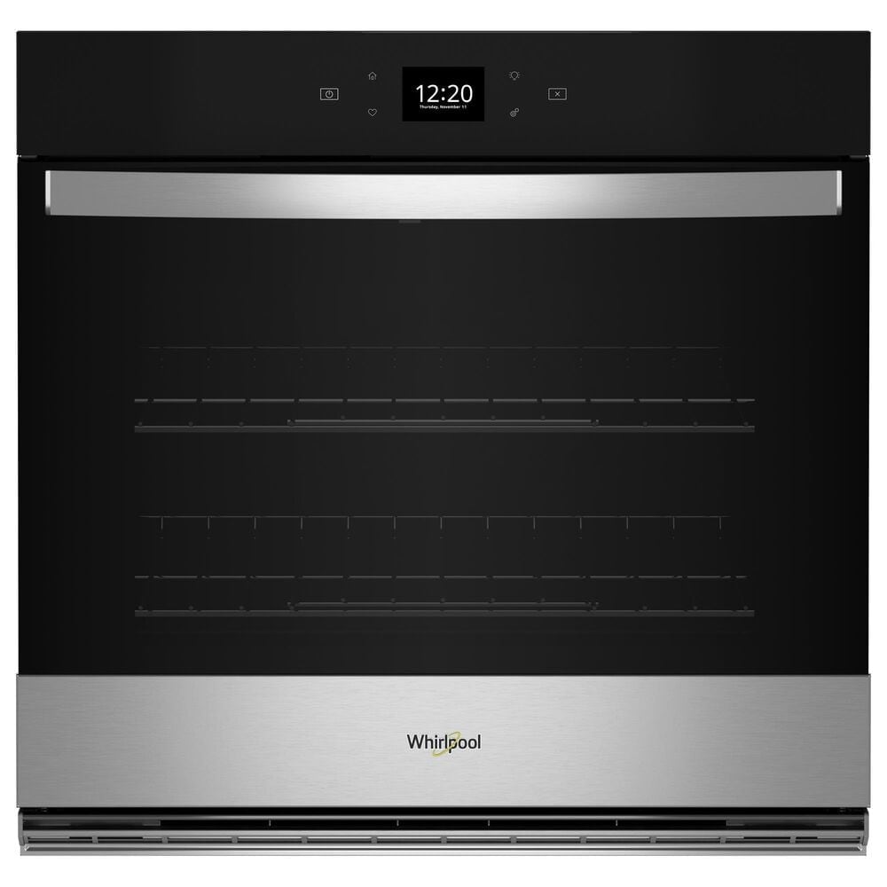 Whirlpool 27" Smart Built-In Single Electric Wall Oven with Air Fry in Fingerprint Resistant Stainless Steel, , large