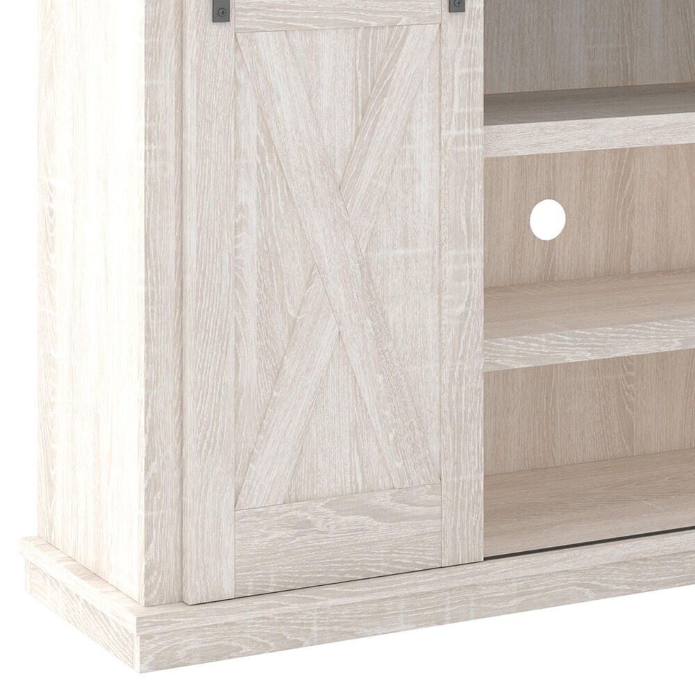 Ashley Dorrinson 54&quot; TV Stand in Antique White and Gray, , large