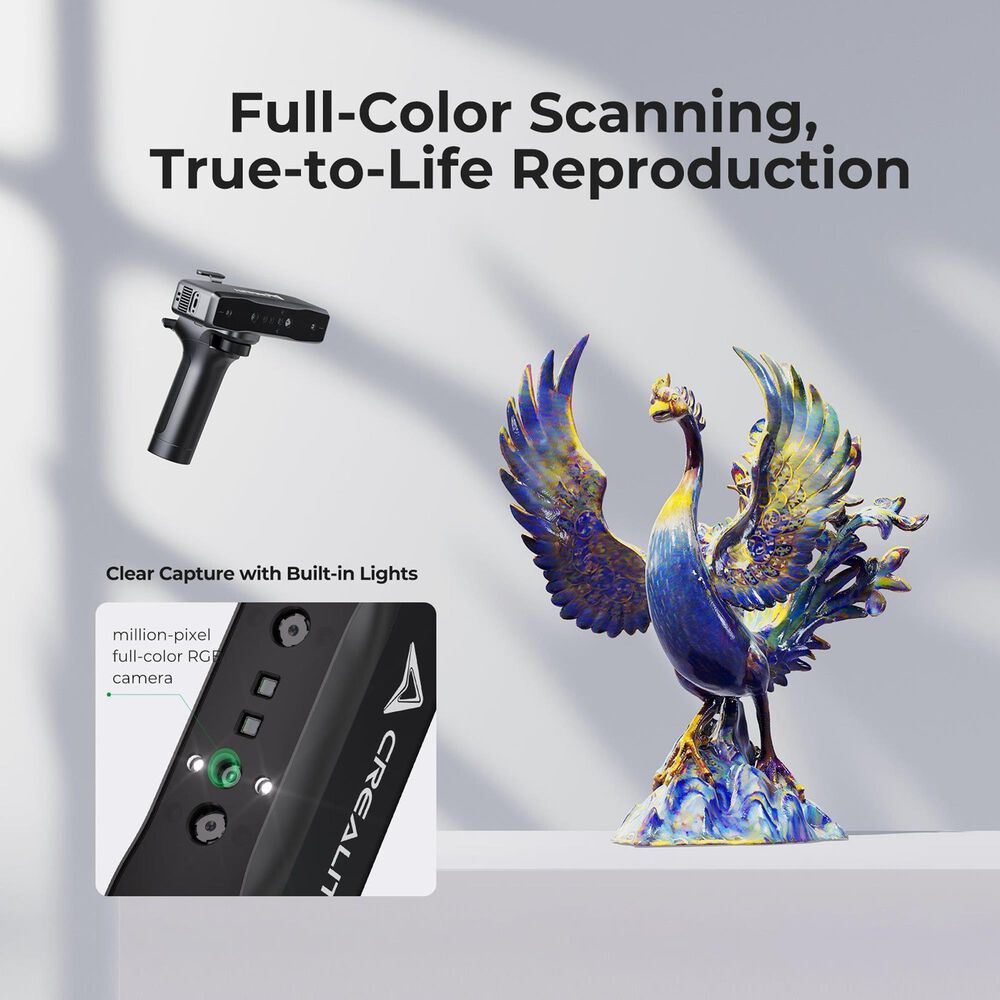 Creality 3D Technology Otter Lite Wireless 3D Scanner in Black, , large
