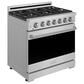 Thor Kitchen Gordon Ramsay Series 36" Professional Gas Range in Stainless Steel, , large