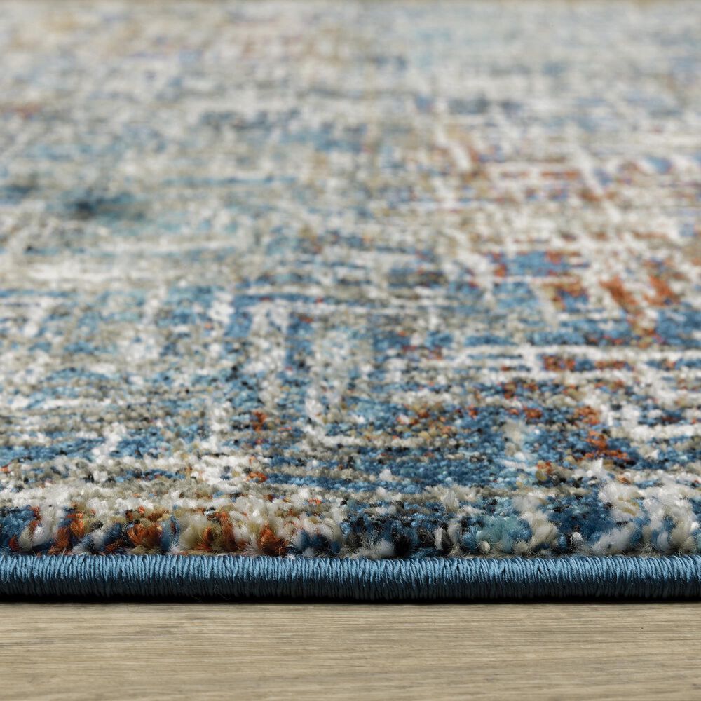 Oriental Weavers Venice Latina 7&#39;10&quot; x 10&#39; Blue and Multicolor Area Rug, , large