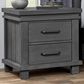 Oxford Baby Hampton 2-Drawer Nightstand in Canyon Gray, , large