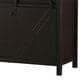 Lexora Home Marsyas 84" Double Bathroom Vanity in Brown with 2 cm White Cultured Marble Top and Rectangular Sinks, , large