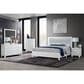 Global Furniture USA Luccia Queen Bed with LED in White, , large