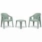 Zentro Living Premo Bistro Chair in Verde Green, , large