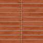 Dal-Tile Artcrafted Cotto 1" x 6" Straight Joint on 11.5" x 9.75" Glazed Ceramic Mosaic Sheet, , large