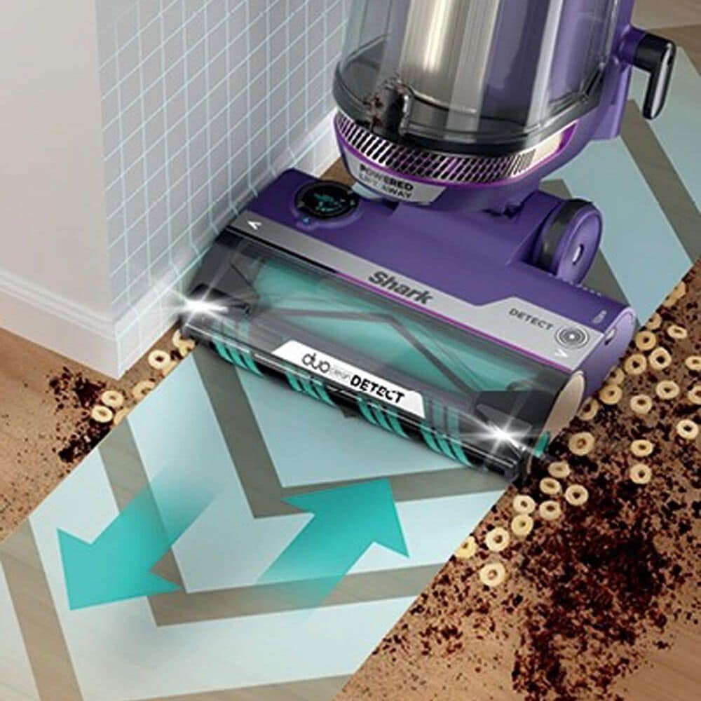 Shark DuoClean Detect Technology Upright Vacuum in Eggplant, , large
