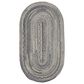 Capel Bayview 0036-340 9"2" x 13"2" Oval Granite Area Rug, , large