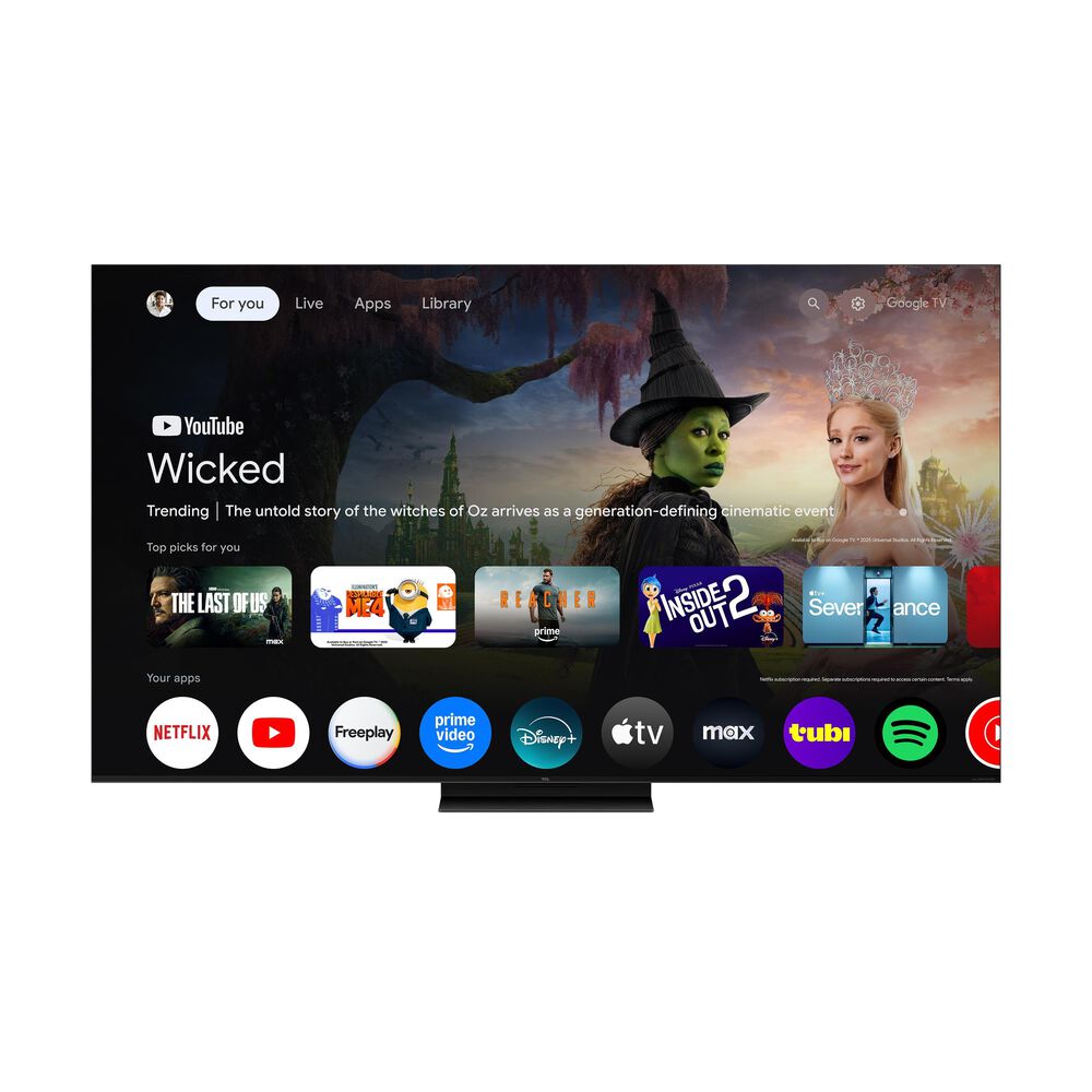 TCL 65" QM7L Series 4K UHD HDR SQD-Mini LED Smart TV with Google TV, , large