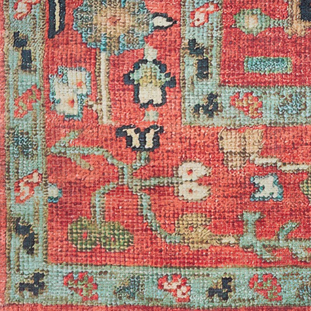 Nourison Vintage Washables Rust and Multicolor 4' x 6' Area Rug, , large