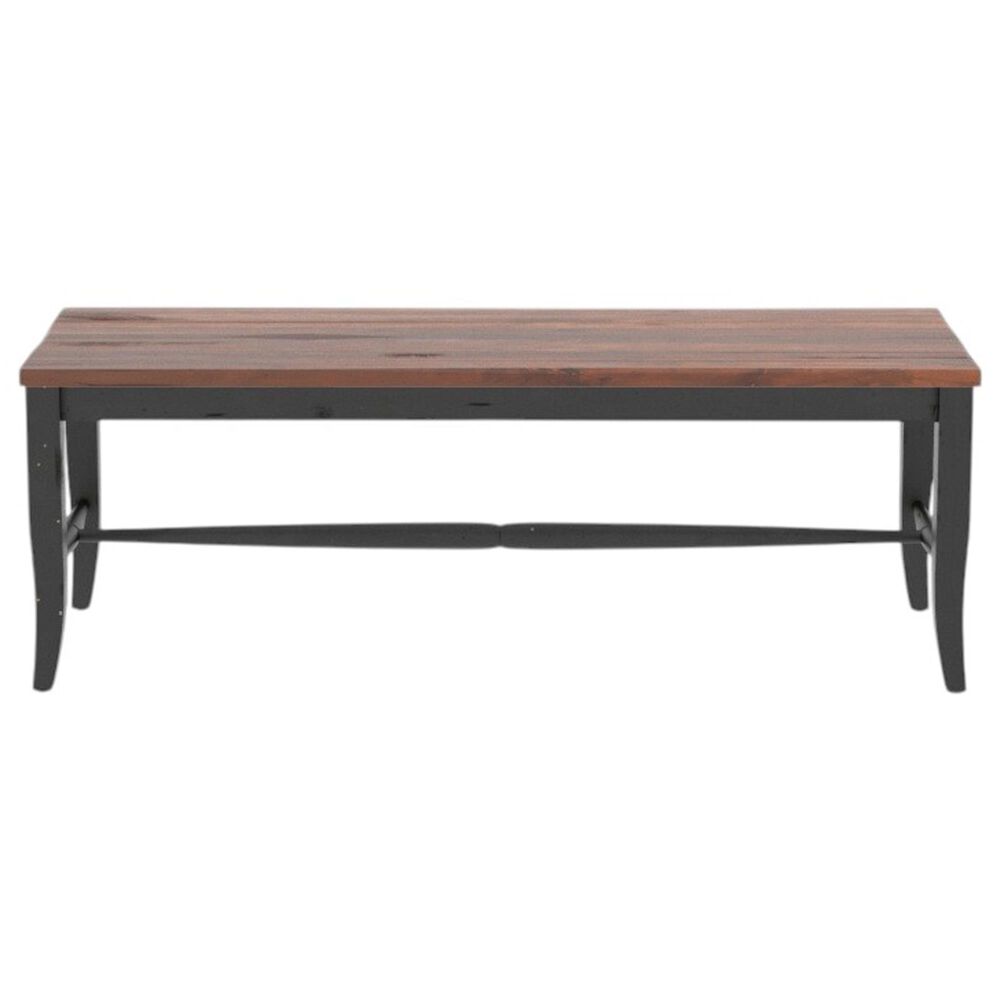 Canadel Champlain Bench in Black/Spice Washed, , large