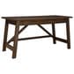 Ashley Baldridge Large Leg Desk in Rustic Brown, , large