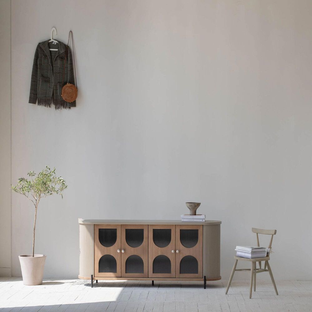 37B Colosseo Sideboard in Natural, Grey, Dark Blue and Black, , large