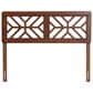 Baxton Studio Kalare Full Headboard in Walnut Brown, , large
