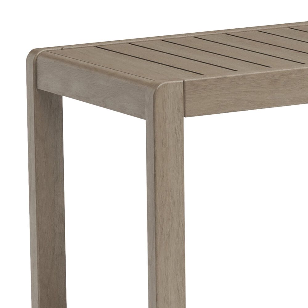 Homestyles Sustain Patio Sofa Table in Stain Brown - Table Only, , large