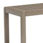 Homestyles Sustain Patio Sofa Table in Stain Brown - Table Only, , large
