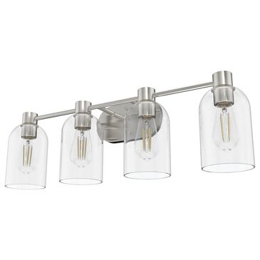 Hunter Lochmeade 4-Light Vanity in Brushed Nickel, , large
