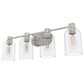 Hunter Lochmeade 4-Light Vanity in Brushed Nickel, , large