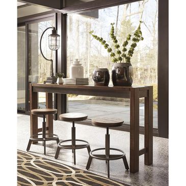 Signature Design by Ashley Torjin Long Counter Table in Brown and Gray, , large