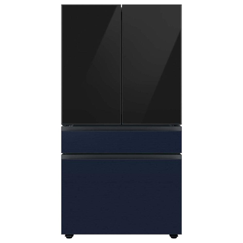 Samsung Bespoke Bespoke 4-Door French Door Refrigerator Top Panel in Charcoal Glass, , large