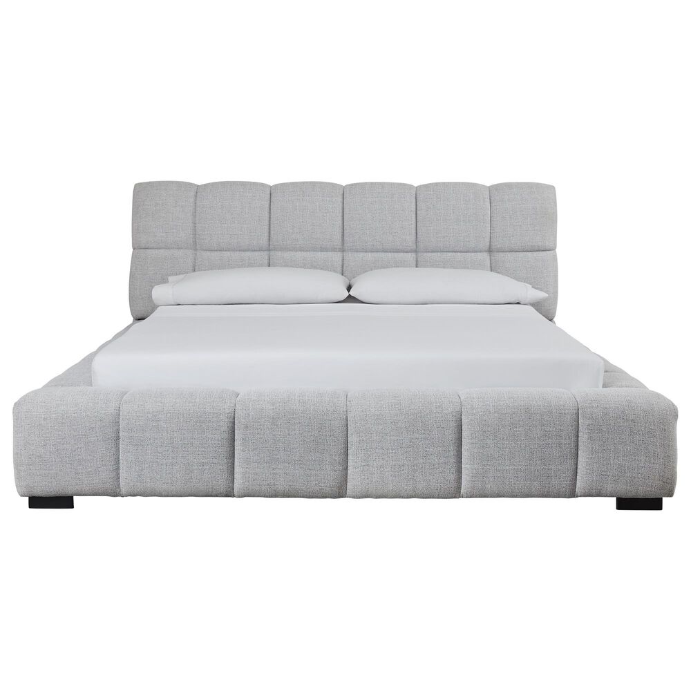 Ashley Grendusk Queen Upholstered Bed in Light Gray, , large