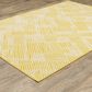 Oriental Weavers Havana Yellow and Ivory 1"10" x 7"3" Indoor/Outdoor Runner, , large