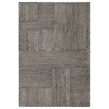 Surya Maroc 8" x 10" Black and Beige Area Rug, , large