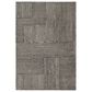 Surya Maroc 8" x 10" Black and Beige Area Rug, , large
