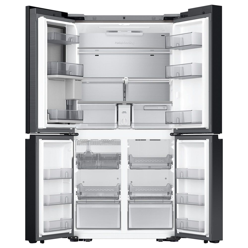 Samsung Bespoke 22.5 Cu. Ft. Bespoke 4-Door Flex French Door Refrigerator with AI Family Hub+ in White Glass, , large