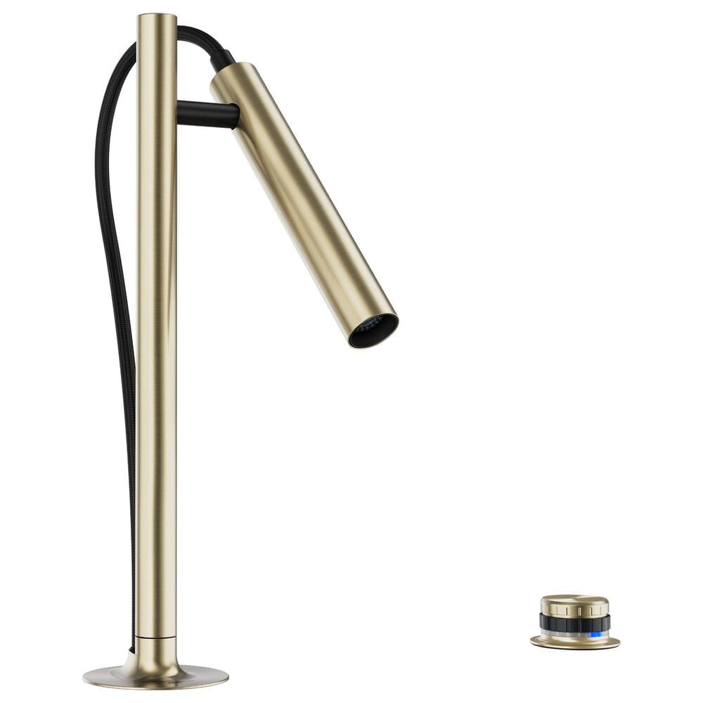 Blanco Luneoo Pull Down Kitchen Sink Faucet in Satin Gold, , large