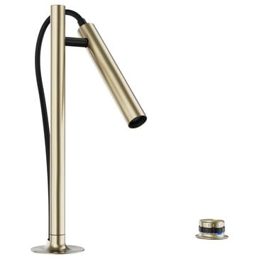 Blanco Luneoo Pull Down Kitchen Sink Faucet in Satin Gold, , large