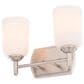 Vaxcel Laurelhurst 2-Light Bathroom Vanity in Satin Nickel, , large