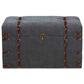 Baxton Studio Palma Storage Trunk Ottoman in Grey, , large