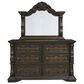 Millenium Maylee Dresser and Mirror in Dark Brown, , large