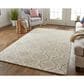 Feizy Belfort Light Gray 12" x 15" Area Rug, , large
