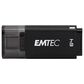 Emtec D400 64GB USB 3.2 Type-C Flash Drive in Black, , large