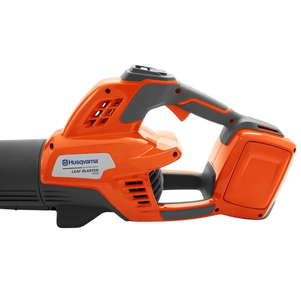 Husqvarna 800-CFM 200-MPH Battery Leaf Blower with 7.7 Ah Battery and QC250 Charger in Orange, , large